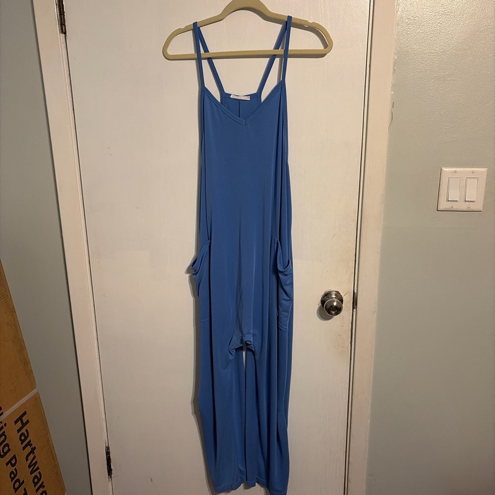 Blue Comfy Jumpsuit